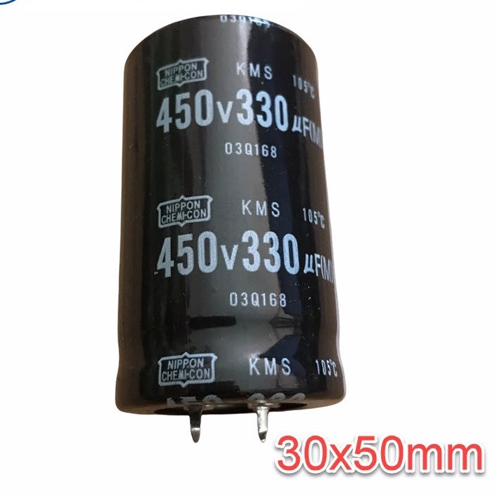 3 cái Tụ hóa 330uf 450v 330uf450v tụ 450v 330uf (30x50mm)