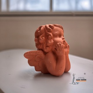 Thiên Thần Xòe Cánh _ Chậu gốm đất nung trồng sen đá _ Gốm Sứ Sân Vườn