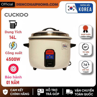 Nồi cơm điện công nghiệp Cuckoo 4500w dung tích 14L nấu được 10kg gạo