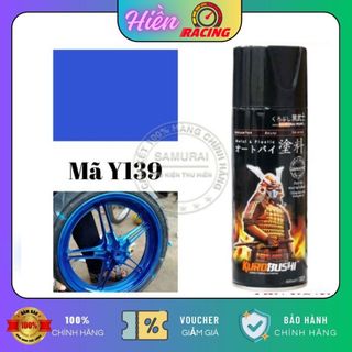 Sơn Xịt Samurai Màu Xanh Dương Candy - Mã Y139