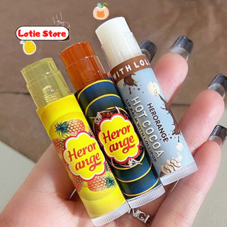 Son dưỡng HERORANGE kẹo ngọt dưỡng ẩm mềm môi Lollipop Lip Balm Chính hãng nội địa Trung