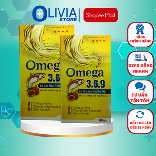 Omega 3.6.9 bổ cho não, tốt cho mắt - hộp 60 viên