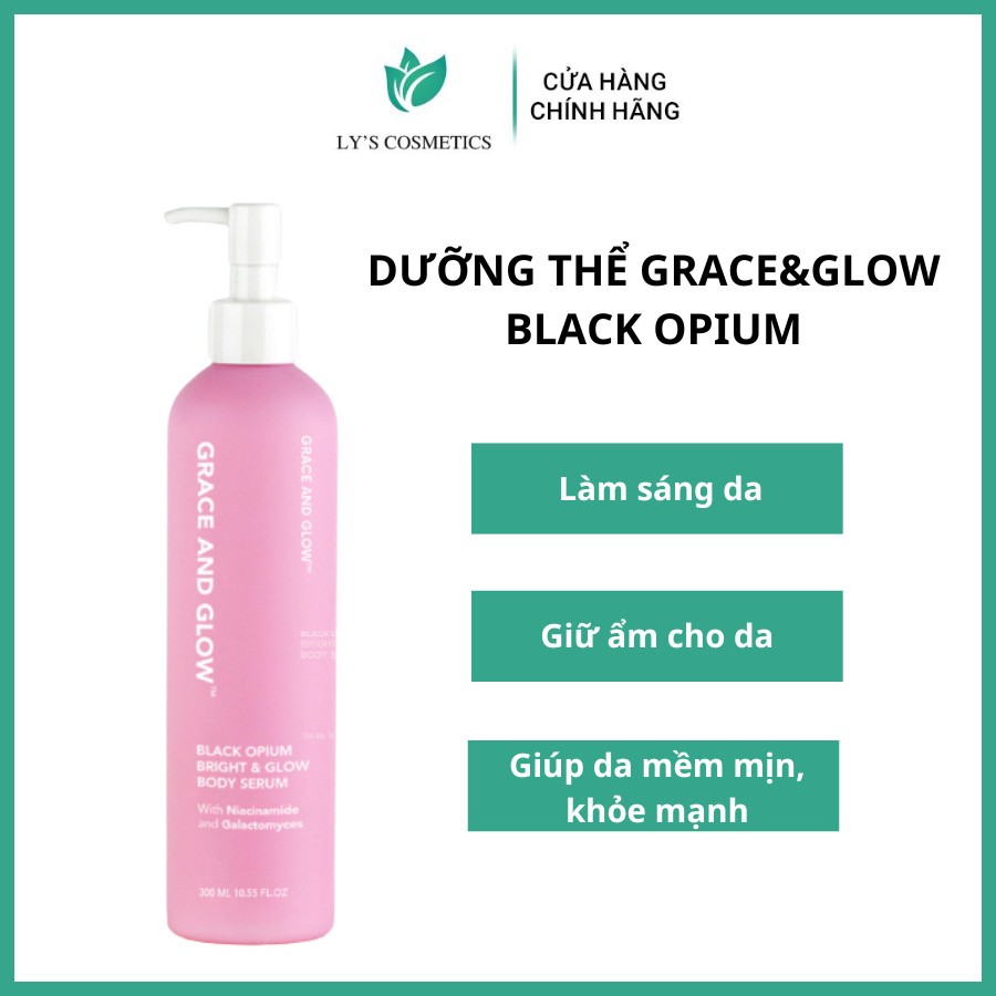 Sữa Dưỡng Thể Sáng Da Grace and Glow Black Opium Bright & Glow Body Serum 5923-01