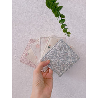 Lót ly vải hoa Handmade (linen, thô, cara)