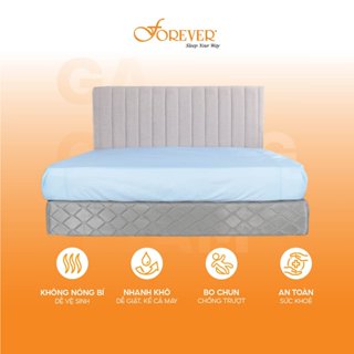 Ga chống thấm cao cấp Forever bọc nệm tấm bảo vệ đệm chống nước kháng khuẩn không mùi dễ giặt