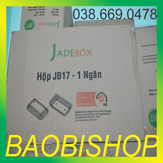 Sỉ thùng 500 hộp nhựa ht17 , loại 1 ngăn và 2 ngăn _bao bì shop