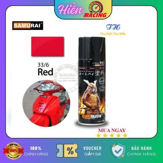 Sơn Xịt Samurai Màu Đỏ - Mã 33/6