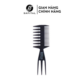 Lược 3 trong 1 roug men's grooming màu đen - lược chải vuốt tóc tạo kiểu chuyên dụng