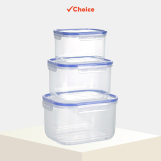 [Choice] Hộp đựng thực phẩm Việt Nhật NH59 bằng nhựa để tủ lạnh cỡ vừa dùng được trong lò vi sóng