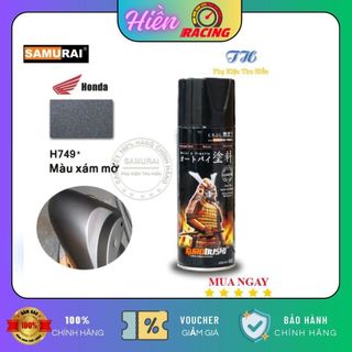Sơn Xịt Samurai Màu Xám Mờ - Mã H749
