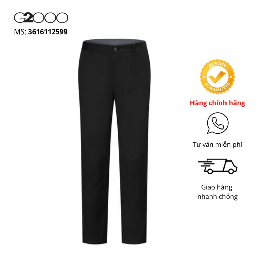 Quần Kaki Nam G2000 (3616112599) Màu Đen
