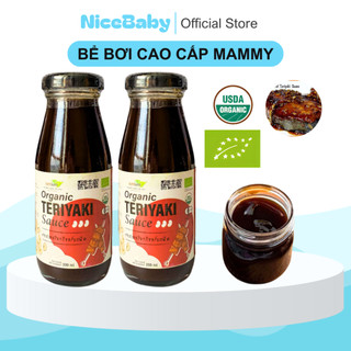 Nước Sốt Teriyaki Hữu Cơ Lumlum 200ml Cao Cấp An Toàn Cho Bé Sốt Mì Ống Salad Bò NiceBaby