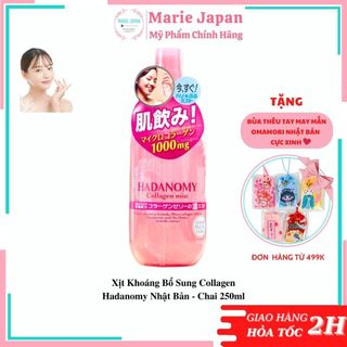 Xịt Khoáng Bổ Sung Collagen Hadanomy Nhật Bản - Chai 250ml