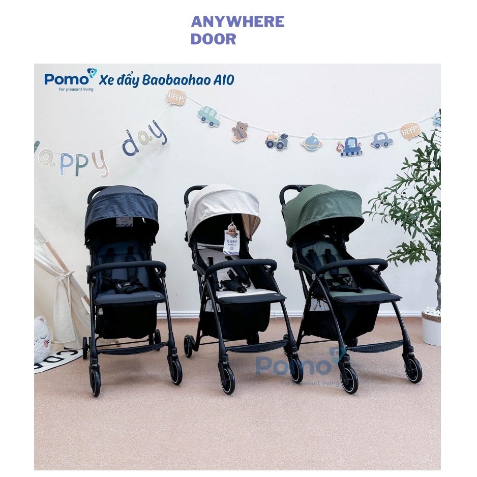 Xe đẩy gấp gọn BAOBAOHAO A10 cho bé kèm màn (bảo hành 1 năm)