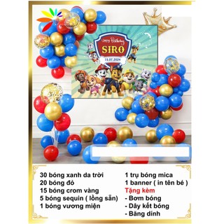 Combo Bóng Background Chủ Đề Đội Chó Cứu Hộ Paw Patrol
