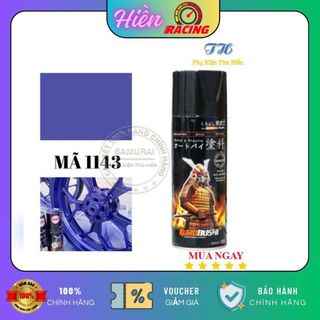 Sơn Xịt Samurai Màu Xanh Tím Ánh Kim - Mã 65/1143