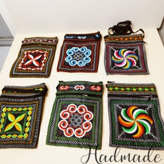 Túi thổ cẩm đeo chéo đựng điện thoại 14/20 cm - made in Việt Nam