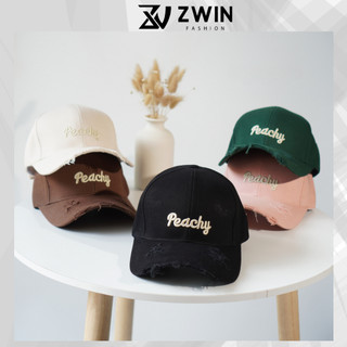 Mũ Lưỡi Trai Nón Kết Tua Rua Thêu Chữ Peachy Chất Kaki Cao Cấp Form Unisex Nam Nữ N180 - Zwin Fashion