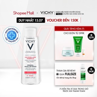 Nước tẩy trang cho da nhạy cảm Vichy Mineral Micellar Water Pureté Thermale 200ml
