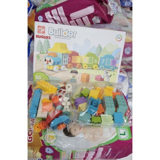 BỘ LEGO LẮP RÁP XE LỬA TO( quà huggies)