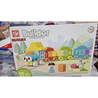 BỘ LEGO LẮP RÁP XE LỬA TO( quà huggies)