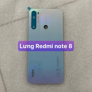 kính lưng Redmi note 8 ,sẵn keo dán