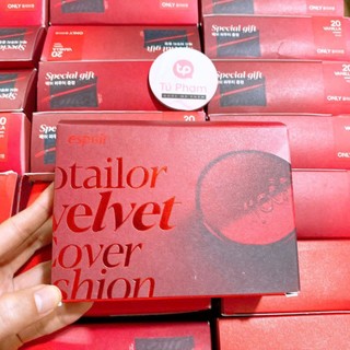 Phấn Nước Espoir Pro Tailor Be Velvet Cover Cushion SPF 34 PA++ (hộp)