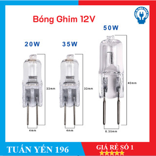 Bóng Ghim 12V- 20w,35w, 50w ánh sáng vàng ấm Dùng Cho Công Nghiệp Led Và Nhiều Ứng Dụng Khác