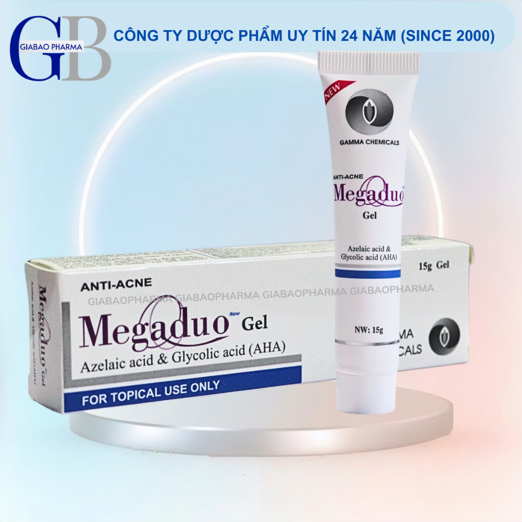 Gel Megaduo giảm mụn ẩn, giảm thâm, dưỡng da 15g