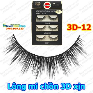 Lông mi chồn 3D số 12 (Cam kết hàng loại 1)