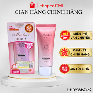 Kem chống nắng trang điểm tone up Meiduzi Nhật 30ml SPF 50+ PA++++ chống nắng phổ rộng nâng tone da chính hãng