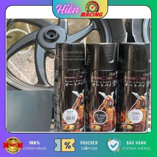 Combo 3 Chai Sơn Xịt Samurai/Kurobushi Đen Nhám ( Mờ) Gồm: UCH210 - 29/109A - 128A