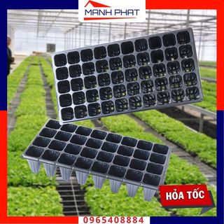 Khay ươm hạt giống 32 lỗ 72 lỗ 105 lỗ 128 lỗ 200 lỗ vỉ ươm hạt dẻo dai siêu bền gieo trồng Mạnh Phát