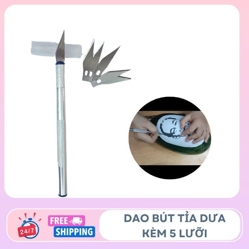 Dao điêu khắc kèm 5 lưỡi