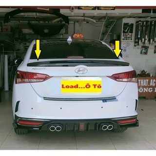 Đuôi Gió Liền Cốp Chưa Sơn Xe Huyndai Accent 2024-2018, Dùng Cho Cả Elantra Hàng Mộc Chưa Sơn