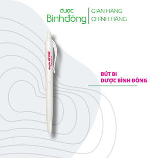 Bút Bi Logo Dược Bình Đông mực xanh nhỏ gọn, tiện lợi