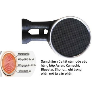 Ống điếu họng gang bếp ga hồng ngoại 12,5cm bếp Kamachi, Asian, Shoho, Bluestar....