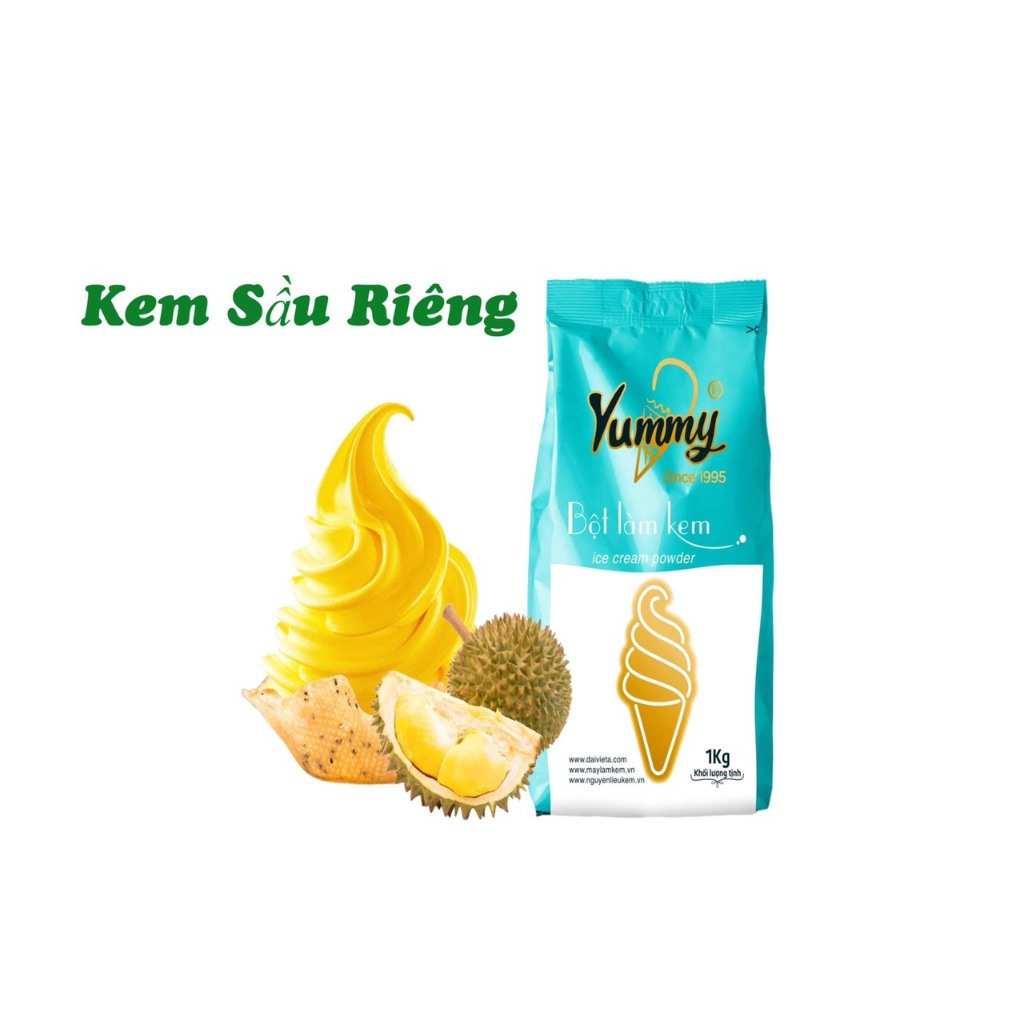 Bột làm kem tươi sầu riêng