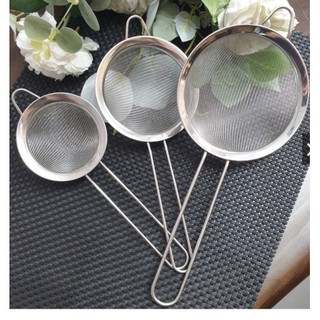Vợt rây lọc hạt chanh ,rây lọc trà lọc bột đường kính 8cm thép không gỉ ,dụng cụ rây lọc hạt, vắt chanh tiện lợi