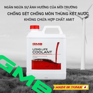 Nước làm mát động cơ màu đỏ gmb glc-20-4.0-039 4l - nhập khẩu chính hãng