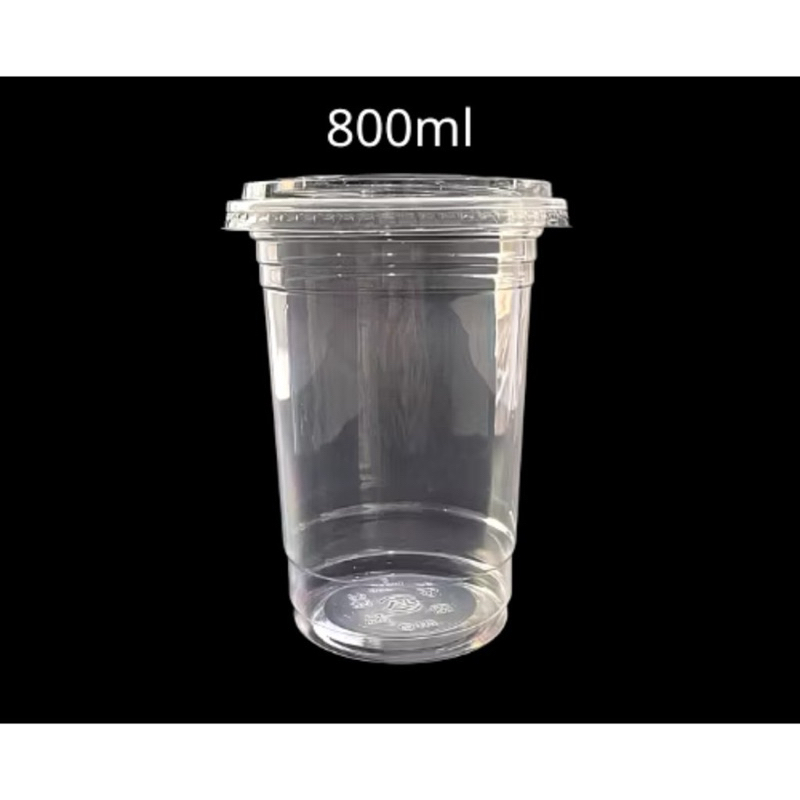 Ly mũ 800ml đựng nước mía, trà tắc