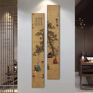 Bộ 2 tranh hoa và chim trang trí phòng trà đạo, tranh phòng làm việc, tranh phòng khách, tranh phong thủy by Printek