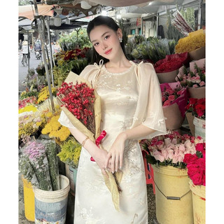 Áo dài cách tân thiết kế cao cấp hot 2024 xinh nhẹ nhàng