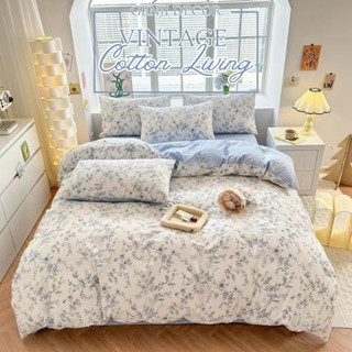 Bộ chăn ga gối cotton living cao cấp Genji Decor rất nhiều mẫu và đầy đủ kích thước đệm