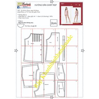 Rập giấy mã 1007 - Rập bộ đùi (BẢN VẼ)