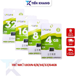 Thẻ nhớ LECUN hỗ trợ quay video, âm nhạc với tốc độ cao để quay phim nghe nhac, Thiết bị lưu trữ 4GB, 8GB, 16GB, 32GB,
