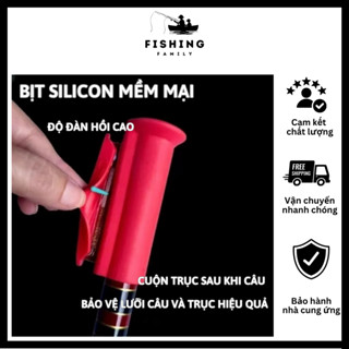 Bọc đầu cần câu, bịt đầu cần đa năng, phụ kiện cuộn trục