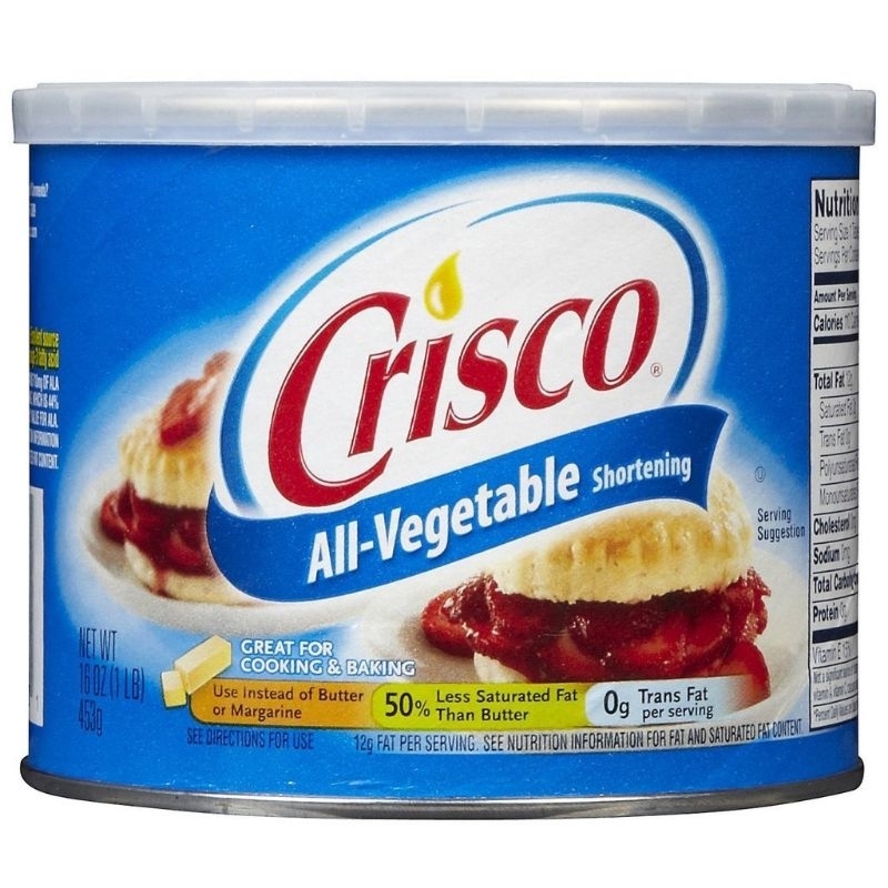 Mỡ Trừu Thực Vật CRISCO 453g ( SHORTENING CRISCO )