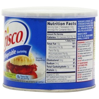 Mỡ Trừu Thực Vật CRISCO 453g ( SHORTENING CRISCO )