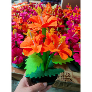 Khóm hoa bụi (vải nỉ) đế tháo lắp được